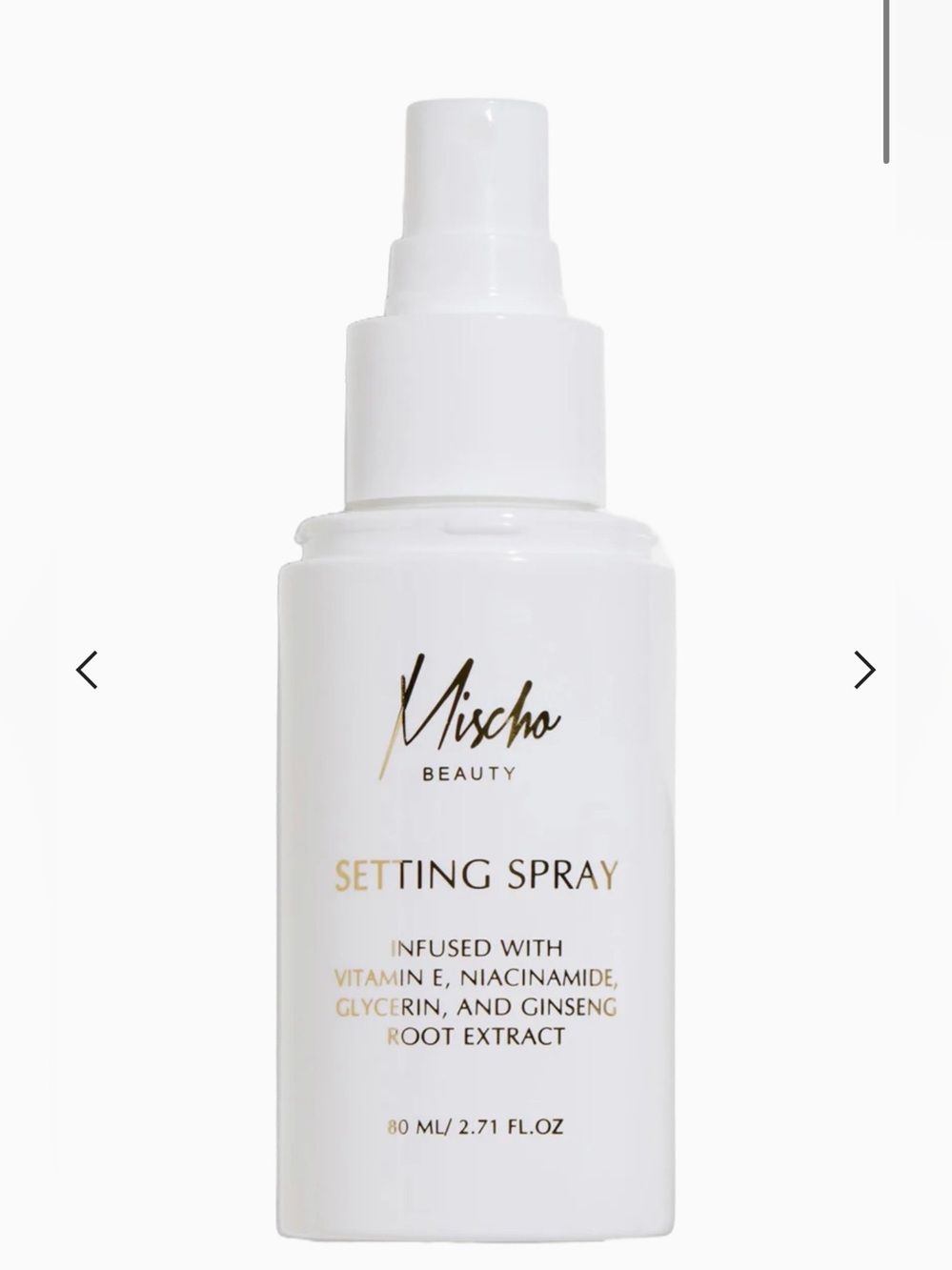 Mischo  BeautySetting Spray - White